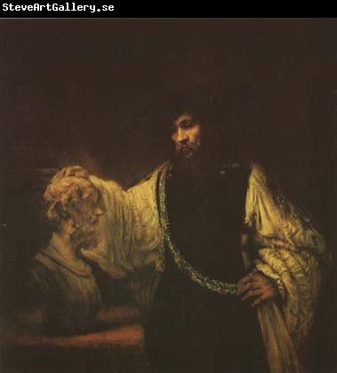 REMBRANDT Harmenszoon van Rijn Aristotle Contemplating the Bust of Homer (mk08)